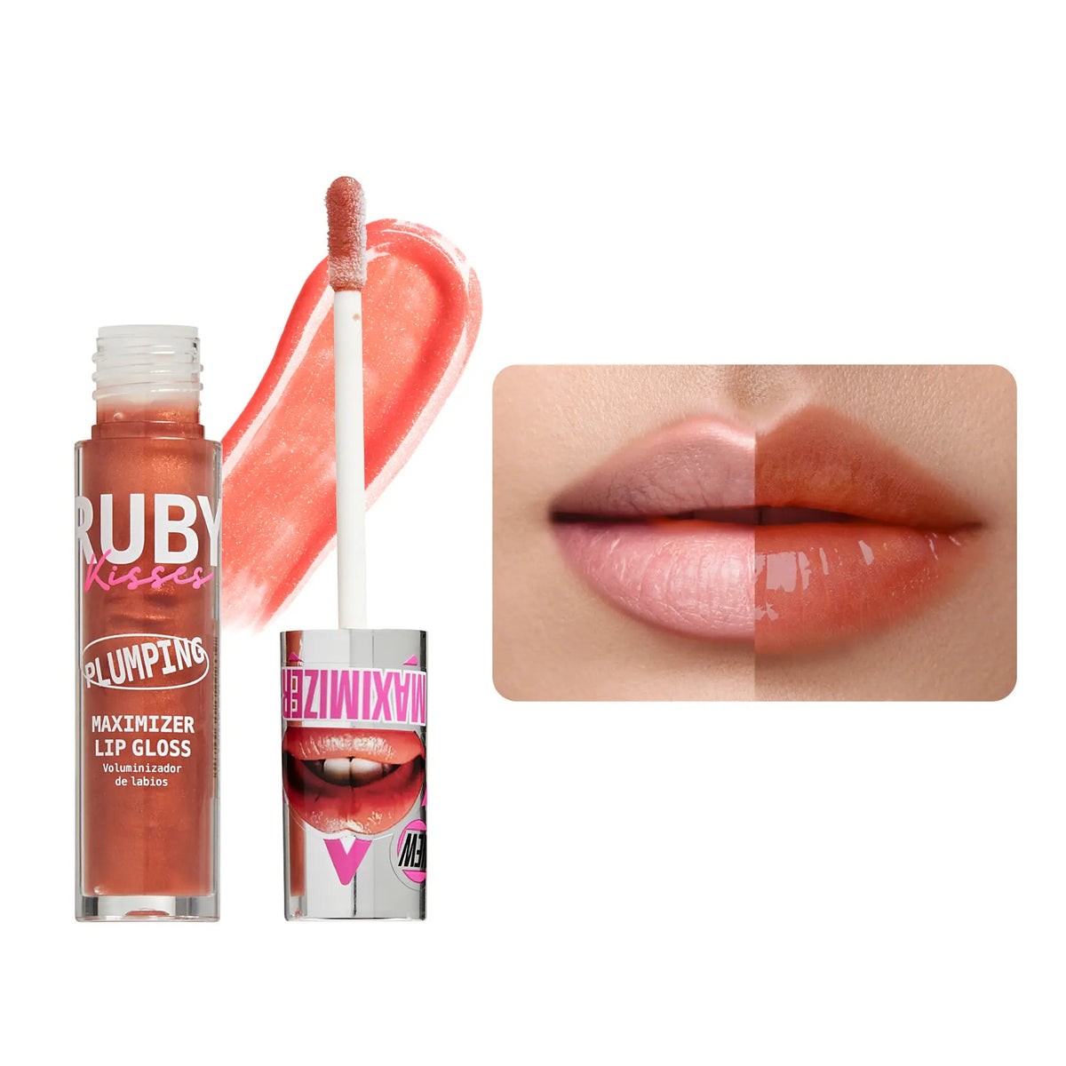 Ruby Kisses Plumping Lip Gloss - Rose Nude