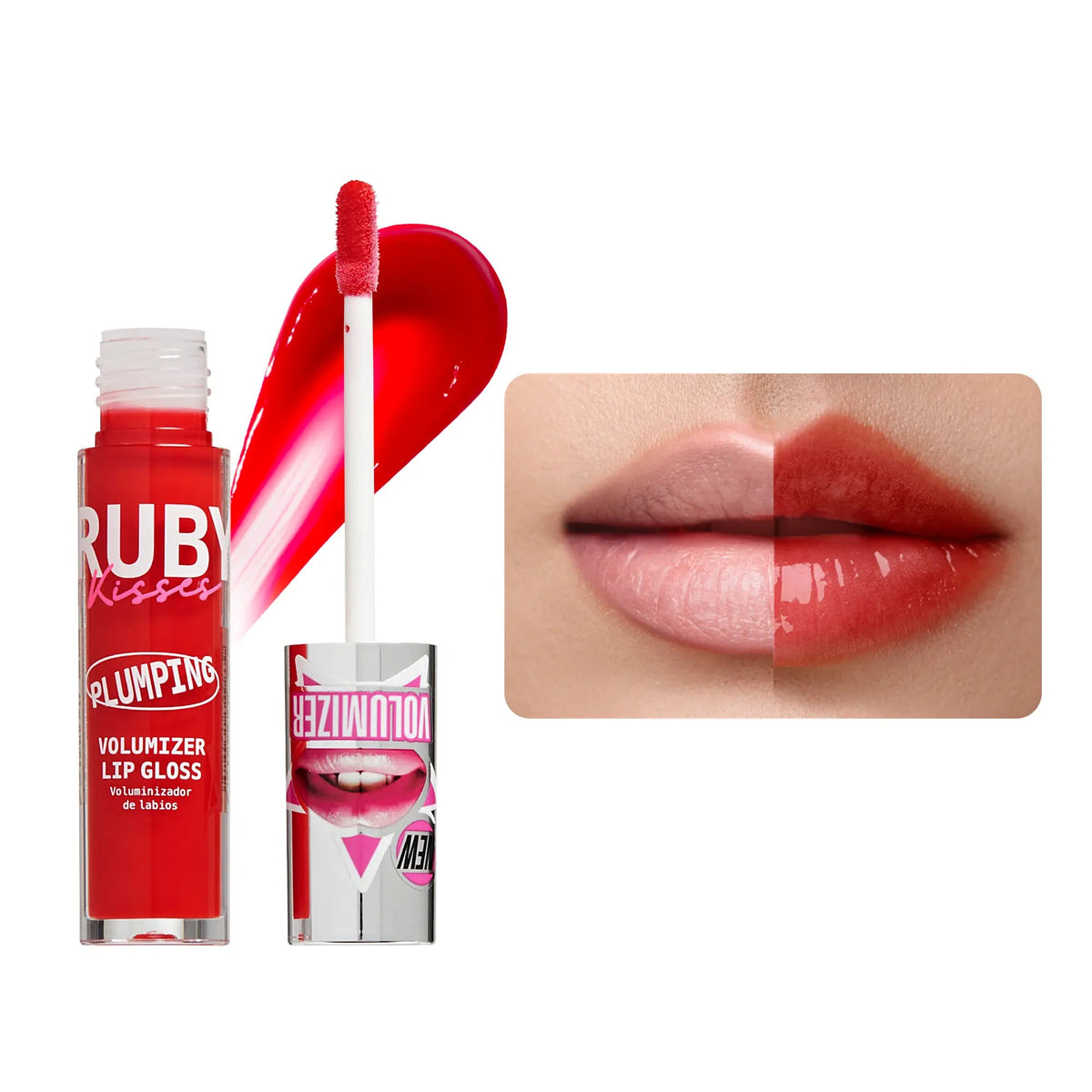 Ruby Kisses Plumping Lip Gloss - Kiss Red