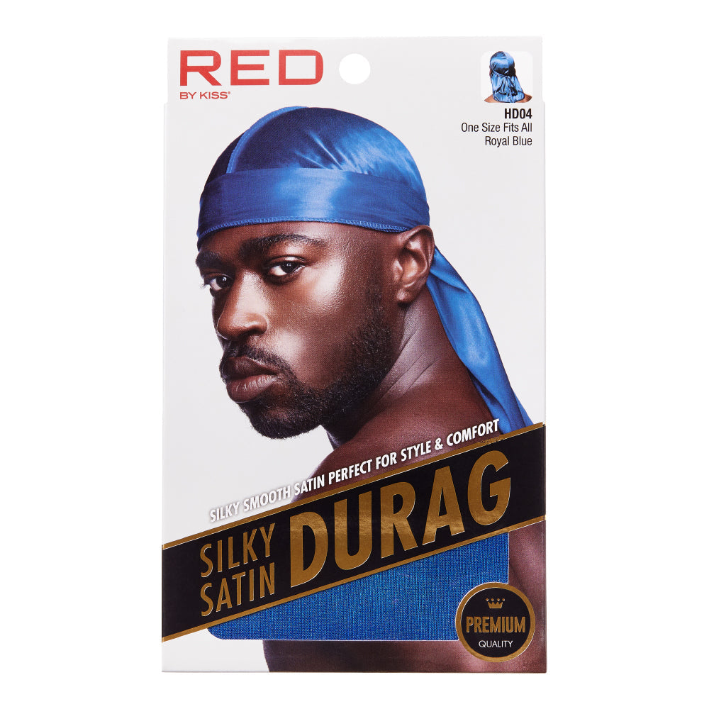RED by KISS Premium Silky Satin Durag in Royal Blue