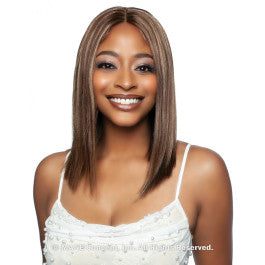 TR214 Straight Blunt Cut 14 lace wig