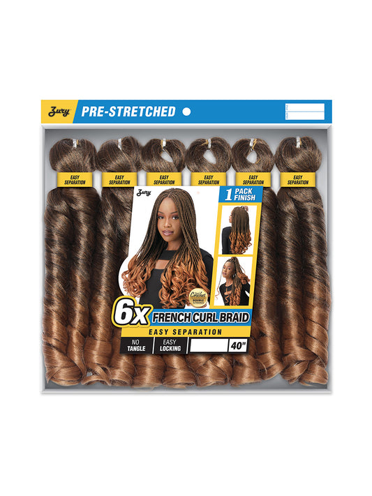 Zury French Curl Braid 6X package